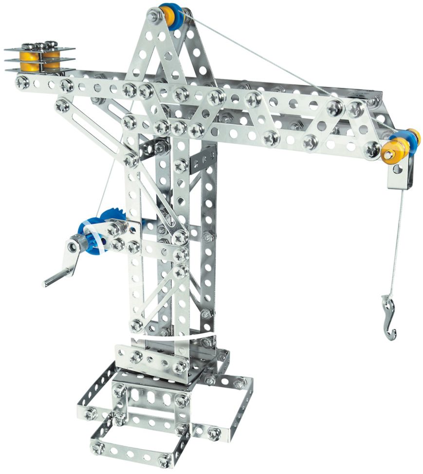 Детски метален конструктор Eitech Кран 3 в 1 - store.bg