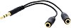 ����� ������� 3.5 mm ��� male ��� 2 x 3.5 mm ��� female T'nB