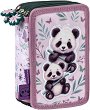 Несесер с ученически пособия Derform - С 3 отделения от серията Panda - несесер