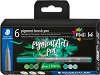     Staedtler Pigment Arts 371 Greens and Turquoise