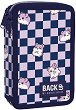 Несесер с ученически пособия BackUp DW 30 - С 2 отделения от серията Chessboard Hamsters - несесер