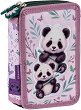 Несесер с ученически пособия Derform - С 2 отделения от серията Panda - несесер