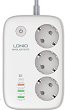   3   4 USB  Tellur Smart WiFi PD30W, QC18W