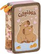 Несесер с ученически пособия Derform - С 2 отделения от серията Capybara - несесер
