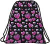 Спортна торба BackUp A 32 - От серията Glitter Hearts - чанта