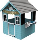 Дървена къща за игра с кухня - Ginger Home - С размери 110 / 103 / 137 cm - продукт