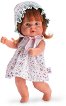 Кукла бебе Чикита с шапка и рокля - Asi - С височина 20 cm - кукла