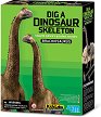 Изкопай скелет на брахиозавър - 4M - Образователен комплект от серията Kidz Labs - образователен комплект