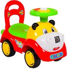Детска кола за бутане Moni Super Car - С размери 53 / 25 / 38.5 cm - играчка