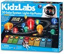Сглоби сам светещо табло на слънчевата система - 4M - Образователен комплект от серията Kidz Labs - образователен комплект