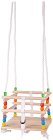 Дървена люлка Bigjigs Toys - За деца до 25 kg - играчка