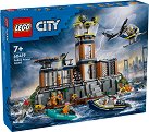 LEGO City - Затворническият остров на полицията - Детски конструктор - играчка