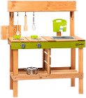 Детска дървена кухня за двора Woodyland - Розали - играчка