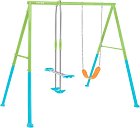 Цветна сглобяема люлка за деца 2 в 1 - Intex - С размери 251 / 211 / 254 cm - продукт