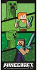    Creeper, Alex and Steve - 70 x 140 cm, 100% ,   Minecraft - 