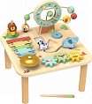 Дървена активна маса Моите горски приятели - Tooky Toy - играчка