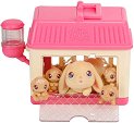 Зайче с бебета изненади Mama Surprise - Moose toys - С аксесоари, звук и светлина от серията Little Live Pets - играчка