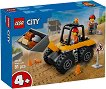 LEGO City - Жълт колесен товарач - Детски конструктор - играчка