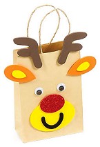 Направи сам пликче за подарък - Коледно еленче - Творчески комплект - играчка