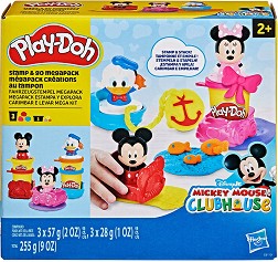 Комплект с моделин Гараж за игра в движение - Play-Doh - Творчески комплект на тема Мики Маус и приятели - творчески комплект