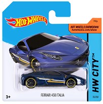   Mattel Ferrari 458 Italia -   Hot Wheels - 