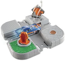 Писта - Cyborg Crossing - Комплект с количка от серията "Hot Wheels" - играчка