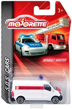 Метална количка Majorette - Линейка - От серията SOS Cars - количка