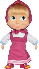 Кукла Маша - Мека играчка от серията "Маша и Мечока" - кукла