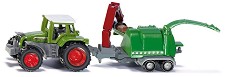 Трактор с дробилка за дърва - Метална играчка от серията "Super: Agriculture" - играчка