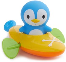 Пингвинче с каяк - Детска играчка за баня - играчка