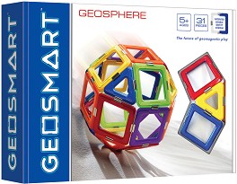 Магнитен конструктор GeoSmart - Геосфера - играчка