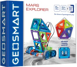 Изследване на Марс - Магнитен конструктор с дистанционно управление - играчка