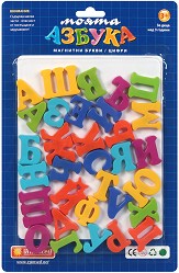 Главни магнитни букви - Образователна играчка от серията "Моята азбука" - играчка