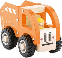 Камион за боклук - Дървена играчка - играчка