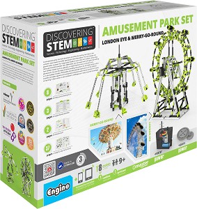 Механика - Увеселителен парк - Детски конструктор от серията "Discovering Stem" - играчка