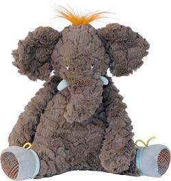 Слонче - Плюшена играчка за бебе от серията "Les Roty Moulin Bazar" - играчка