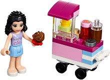 LEGO: Friends - Ема с количка за кексчета - Детски конструктор - играчка