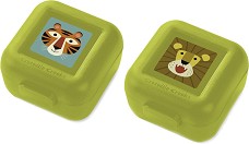 Кутии за храна Bertoy - Джунгла - Комплект от 2 броя от серията "Crocodile Creek" - детски аксесоар