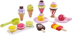 Сладоледи - Дървен комплект за игра - играчка
