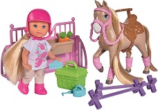 Кукла Еви Лав с конче и конюшня - Simba - От серията Steffi Love - играчка