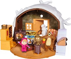 Зимната къща на Мечока - Комплект за игра от серията "Маша и Мечока" - играчка