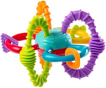 Дрънкалка с дъвкалка - Bend & Twist Ball - За бебета над 6 месеца - играчка