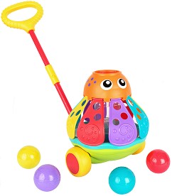 Октопод - Играчка за бутане от серията "Jerry's Class" - играчка