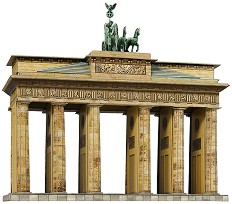 Бранденбургската врата - Картонен 3D модел за сглобяване - макет