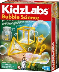 Гигантски сапунени мехури - От колекцията "Kidz Labs" - образователен комплект