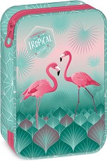 Ученически несесер - Pink flamingo - несесер