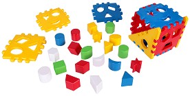 Сортер - Куб - Комплект 21 или 29 части - играчка