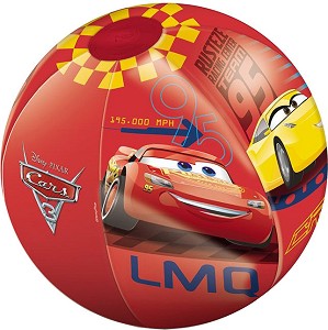 Надуваема топка Mondo - На състезание - С диаметър ∅ 50 cm на тема Колите - топка