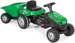 Детски трактор с педали и ремарке Pilsan Active - играчка