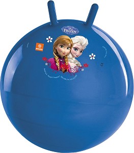 Детска топка за скачане Mondo - Елза и Анна - От серията "Замръзналото кралство" - топка